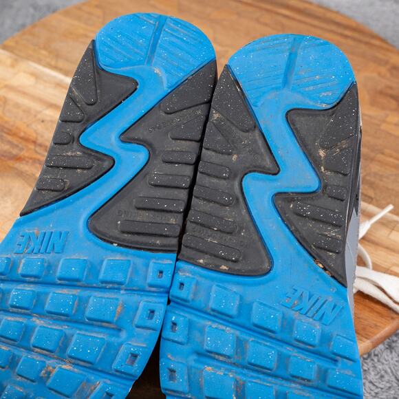 Nike Air Max 90 Leather GS DV3607-102 Sneakers Youth 7 Womens Size 8.5 - Picture 9 of 9